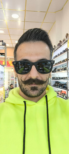 عینک آفتابی ریبن ویفر شیشه سنگ دیاموند